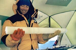 Ice core drilled at ILLIMANI (Bolivia)